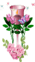 roses w/candle