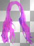 hair mary purple
