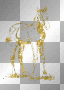 glittery foal