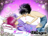 Hiei and Kurama Love