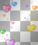 colorful hearts