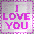 I love you