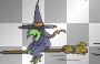 witch on broom