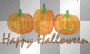 Happy Halloween pumpkins