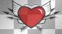 Heart with wings