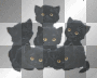 halloween black cats cute