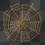 Orange Spider Web