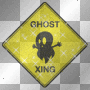 Ghost Xing Sign