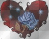 Blue Rose in Heart