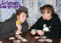 Me and my cousin brittaney playing cards!<3