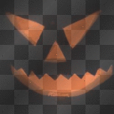 Scary Jack-O-Lantern