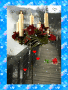 romance bouquet stand