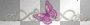Pink Butterfly Banner