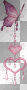 Pink Butterfly Charm