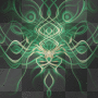 green swirls