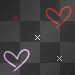Pink && Red Hearts