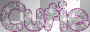 Silver Pink Glitter CUTIE