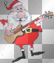 santa guitar