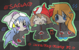 Pokegilrs Team misty may dawn