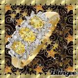 golden citrine ring
