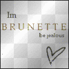 Brunette jealousy