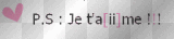 P.S je ...
