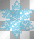 light blue snowflake