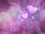 coeurs violets