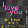 i love you