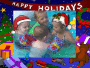 christmas in the pool