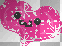 pink smiling heart