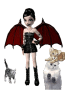 Gothic cat lady