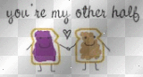 peanut butter and jelly .. <33