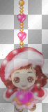 fille coeur de noël