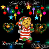 Good Night Christmas Teddy