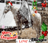 X-mas horse