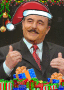 hohoho merry christmas even alfred sant like to like santa 