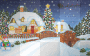Snowy house