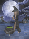 strega di Halloween strega di Halloween