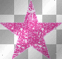 pink glittery star