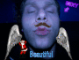 A beutiful and funny kiss!