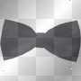 black bow tie