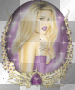 Purple Gold glitter 