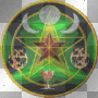 Pentagram multicolor
