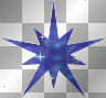 small blue star