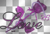 purple rose love
