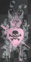 Stabbed Heart w/crossbones