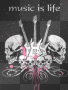 skulls w/ guitars