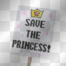 Save The Princess Sign