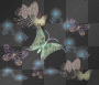 neon butterflies